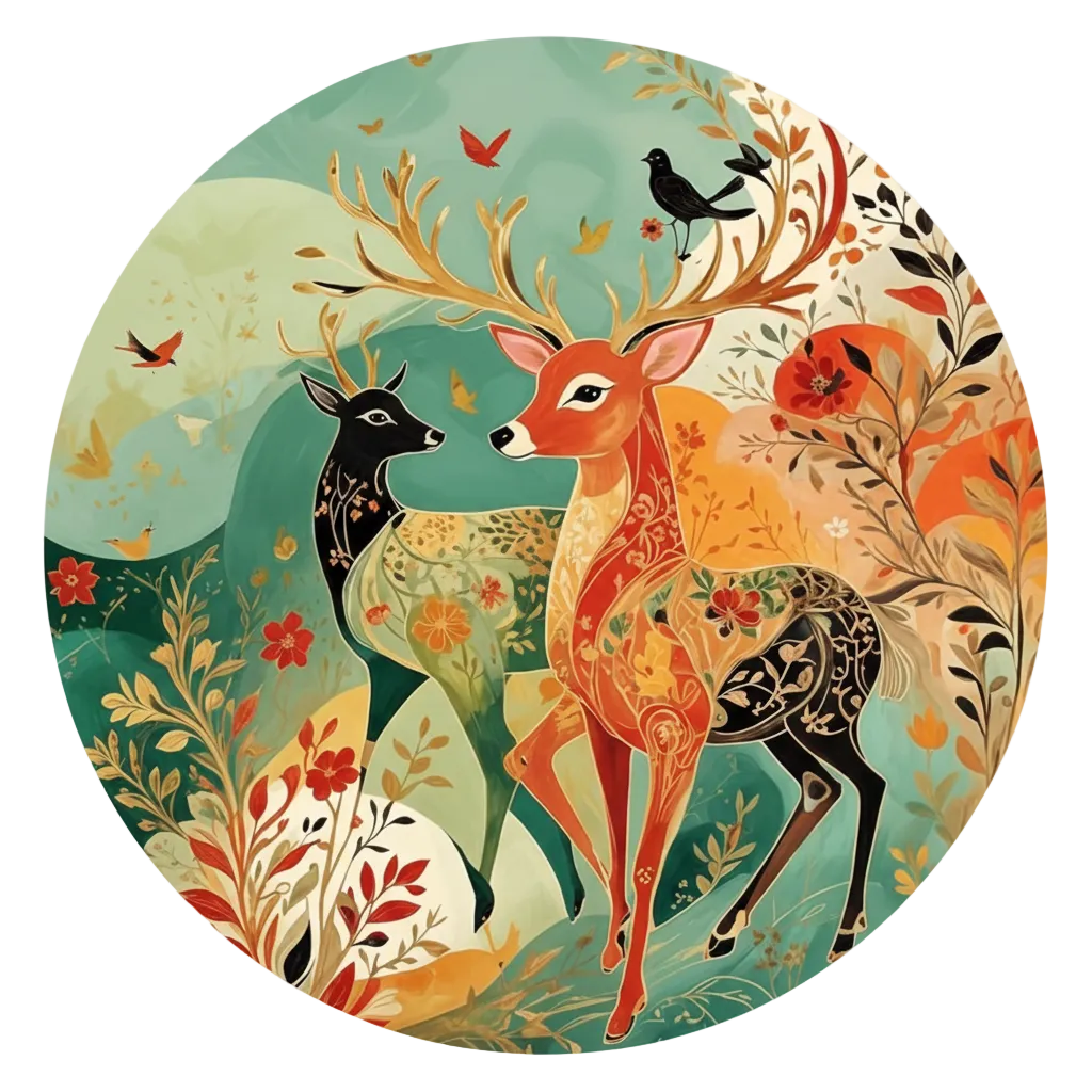 Abstract wall decor 12x12 Multi color