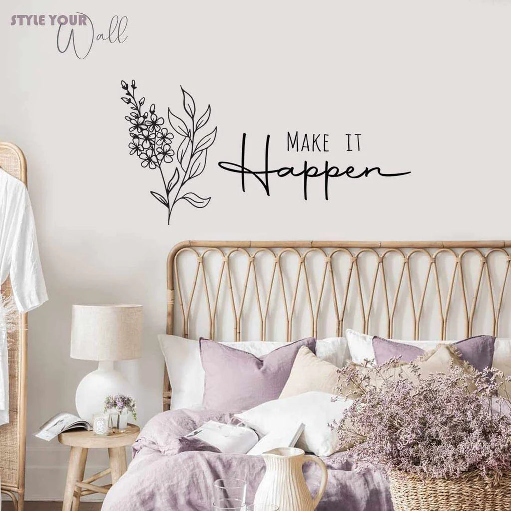 Motivational Quotes Wall Stickers for Home and Office - Inspirational Quotes Wall Decals for Study Room Decor (48 x 96 cm, PVC)