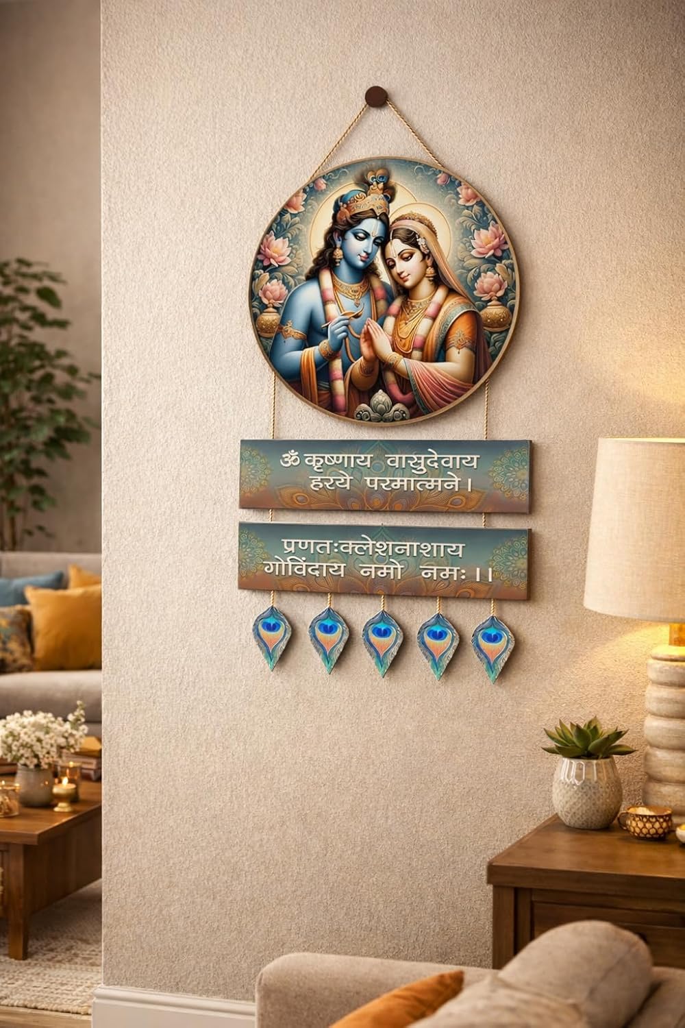 Krishna wall Decor wall decor angled view