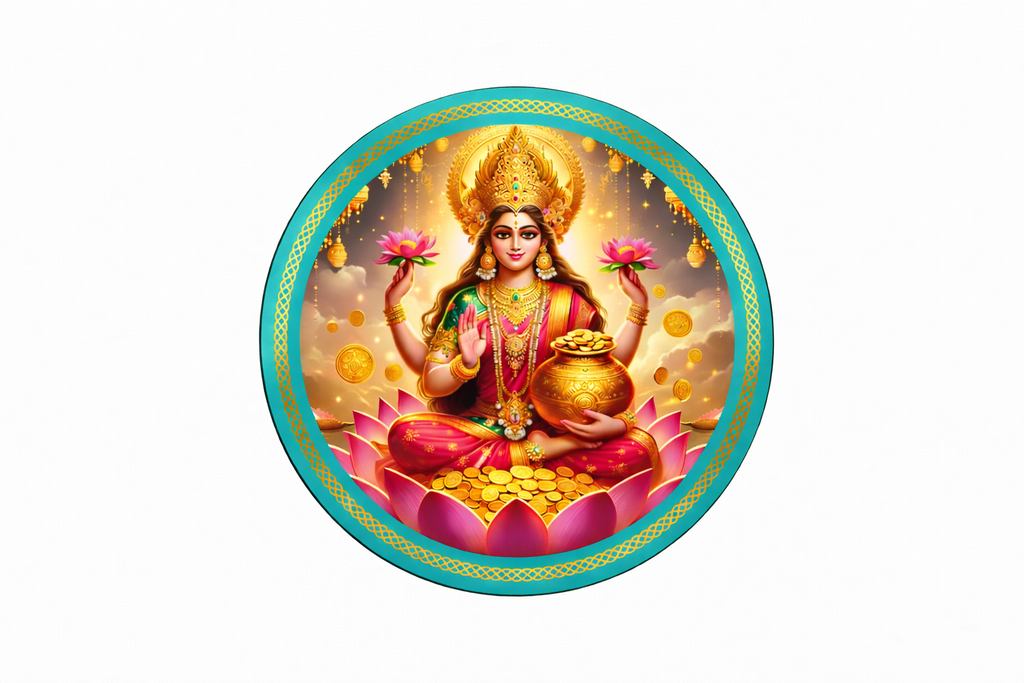 Laxmi wall decor 12x12 Multi color