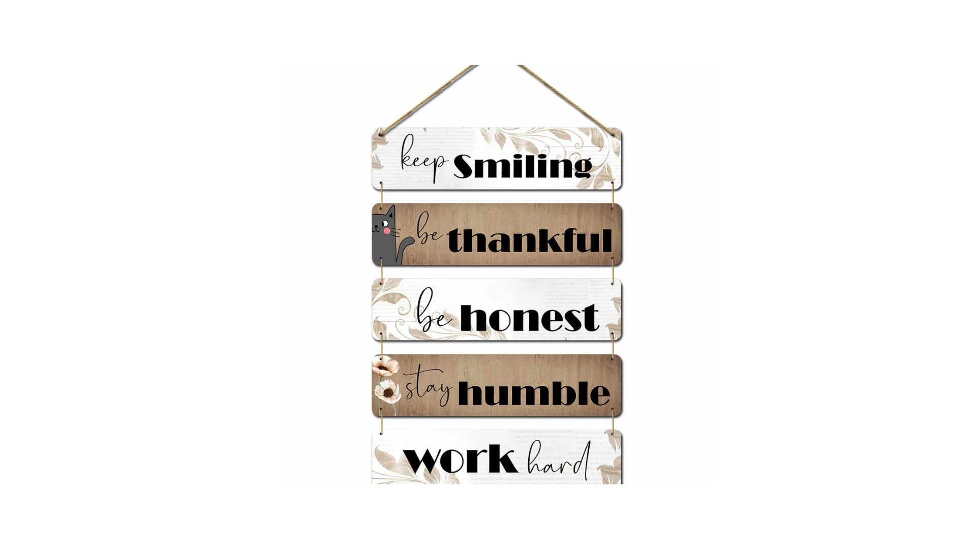 Beautiful Quote Wooden Wall Art Hanging Decorative Items for Home | Gifts | Wood Wall Hanger | Decoration for Living Room | Artworks | Modern Decor Items