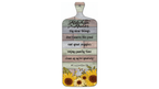 Positive Kitchen Rules Sunflower Wall Decor | 12x5 Inches | For Kitchen/Dining Area
