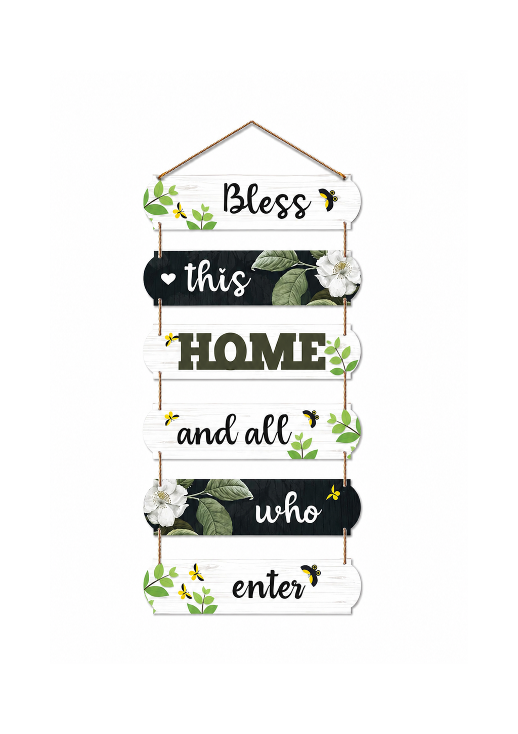 Home Quotes Decorative Wall Art Wooden Wall Hanger for Living Room | Decor Hanging Ornaments | Home Quotes Wall Hanging | Modern Decor Items | Wall Poster | Unique Gift