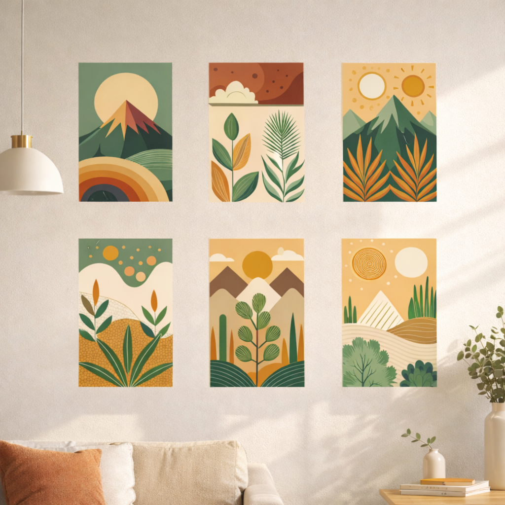 Abstract wall decor closeup detail