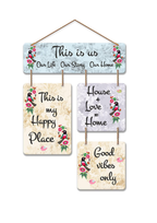 Entrance wall decor 21x12 Multi color