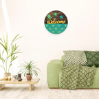 Entrance wall decor displayed in Living Room