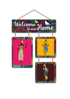 Entrance wall decor 21x12 Multi color