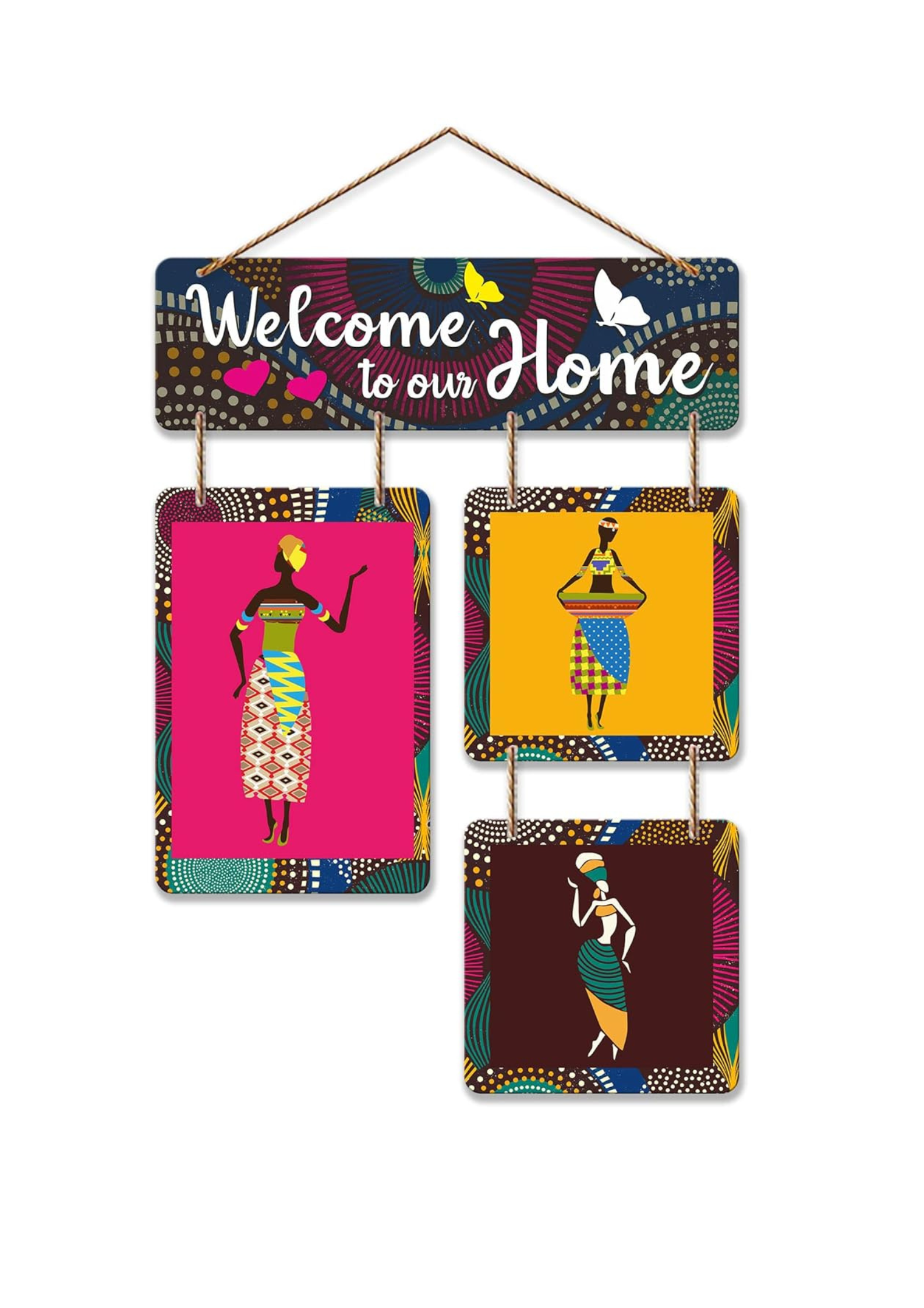 Entrance wall decor 21x12 Multi color