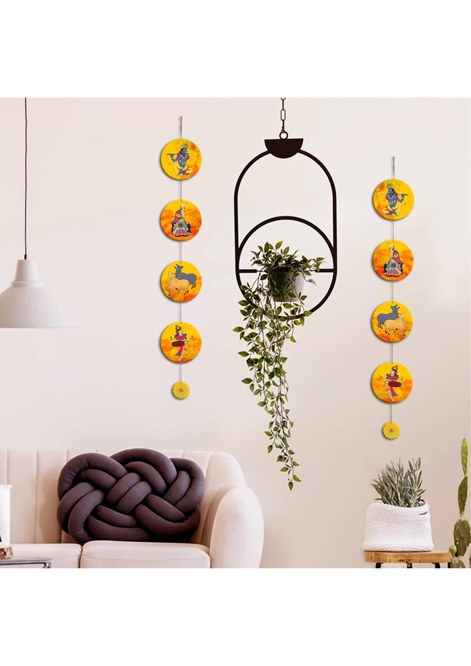 Entrance wall decor displayed in Living Room