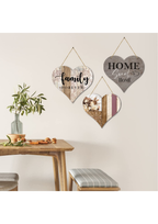 Entrance wall decor angled view