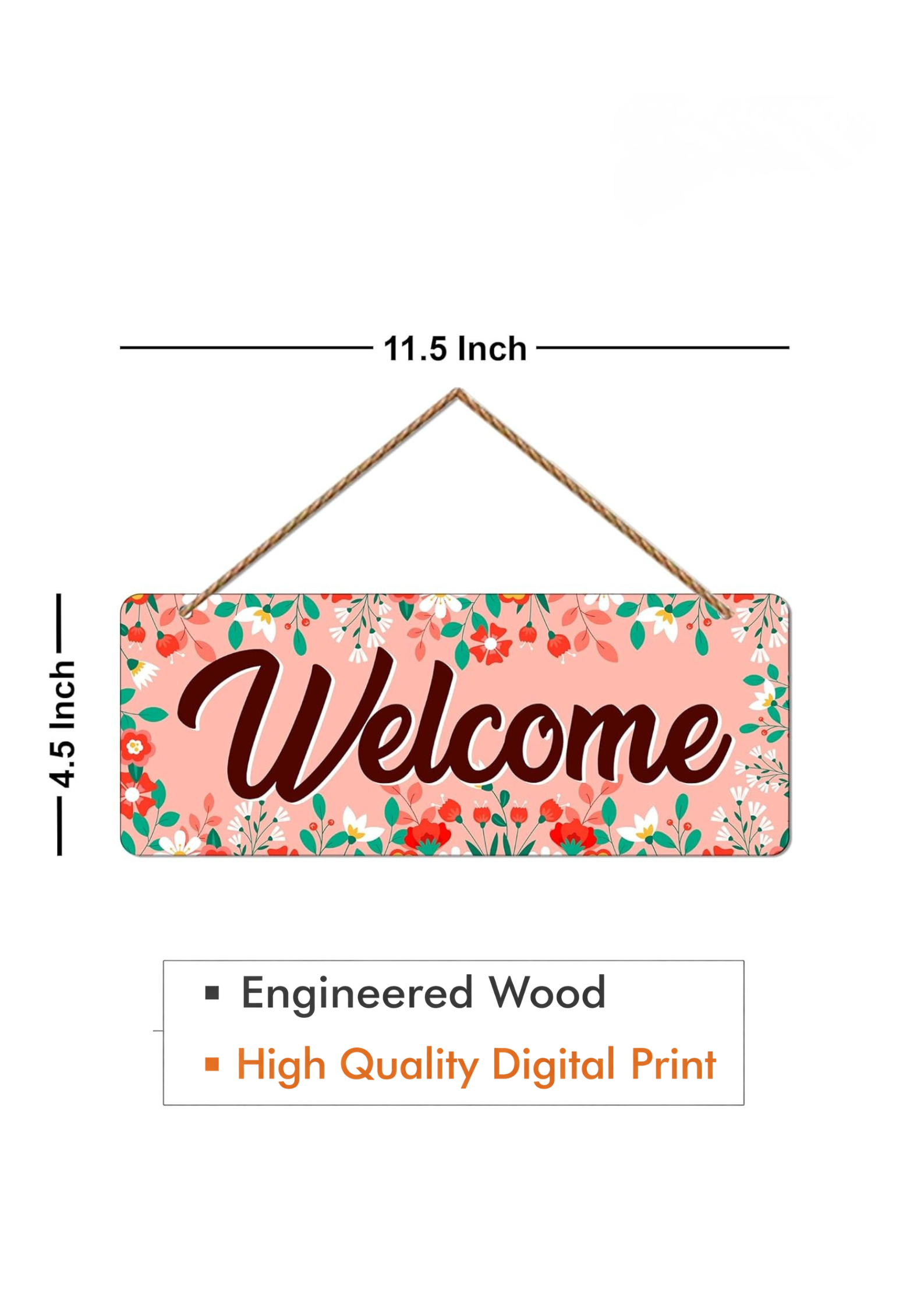 Entrance wall decor size reference