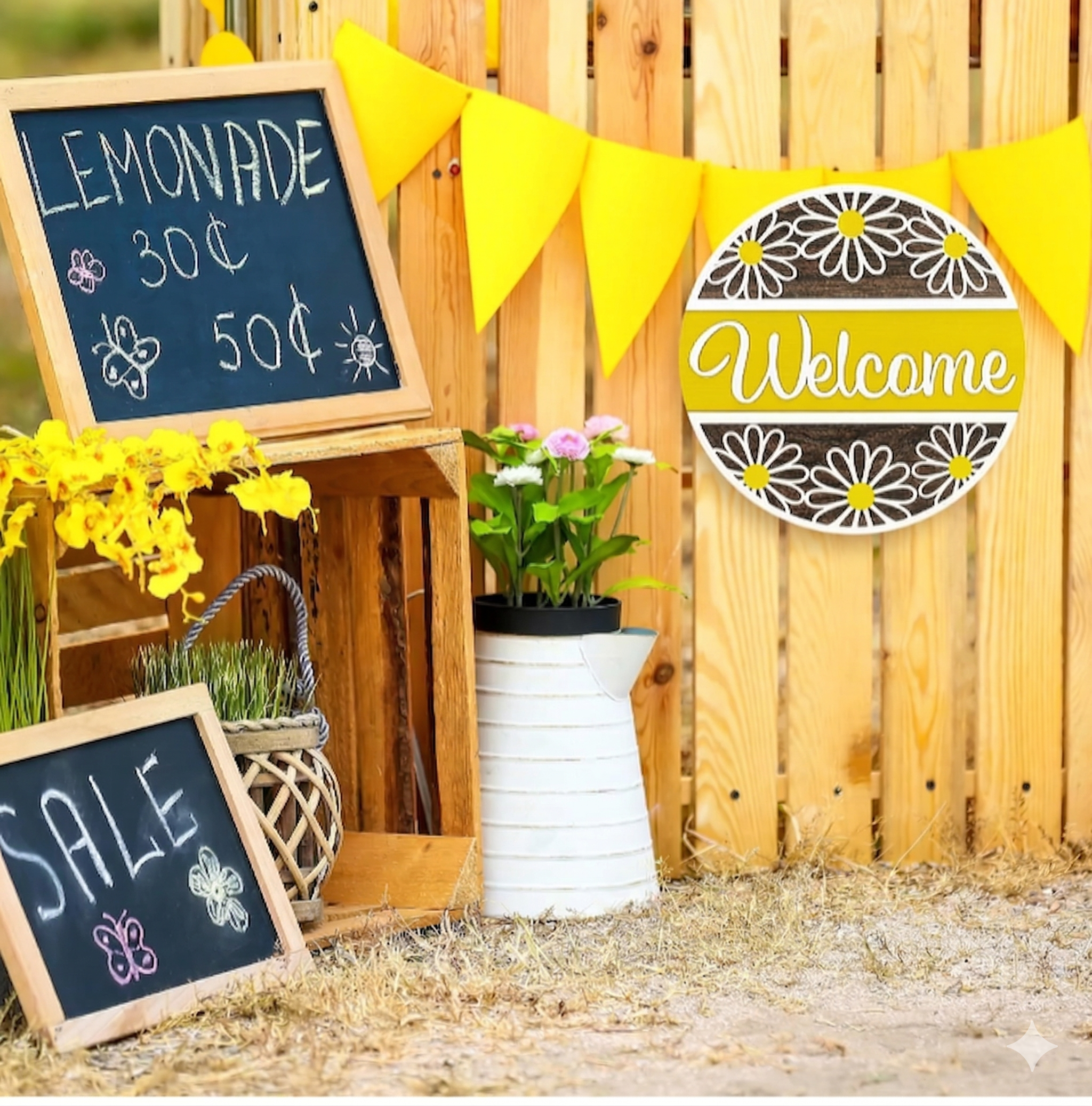 Entrance  wall decor closeup detail