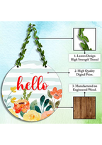Entrance  wall decor size reference