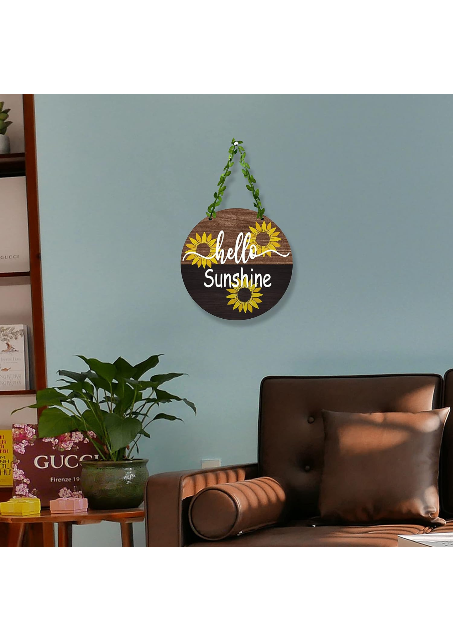 Entrance  wall decor displayed in Living Room