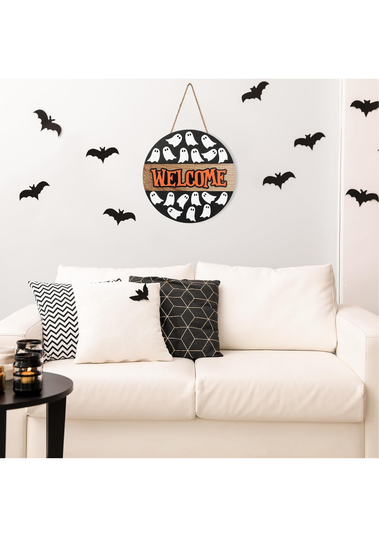 Entrance  wall decor angled view