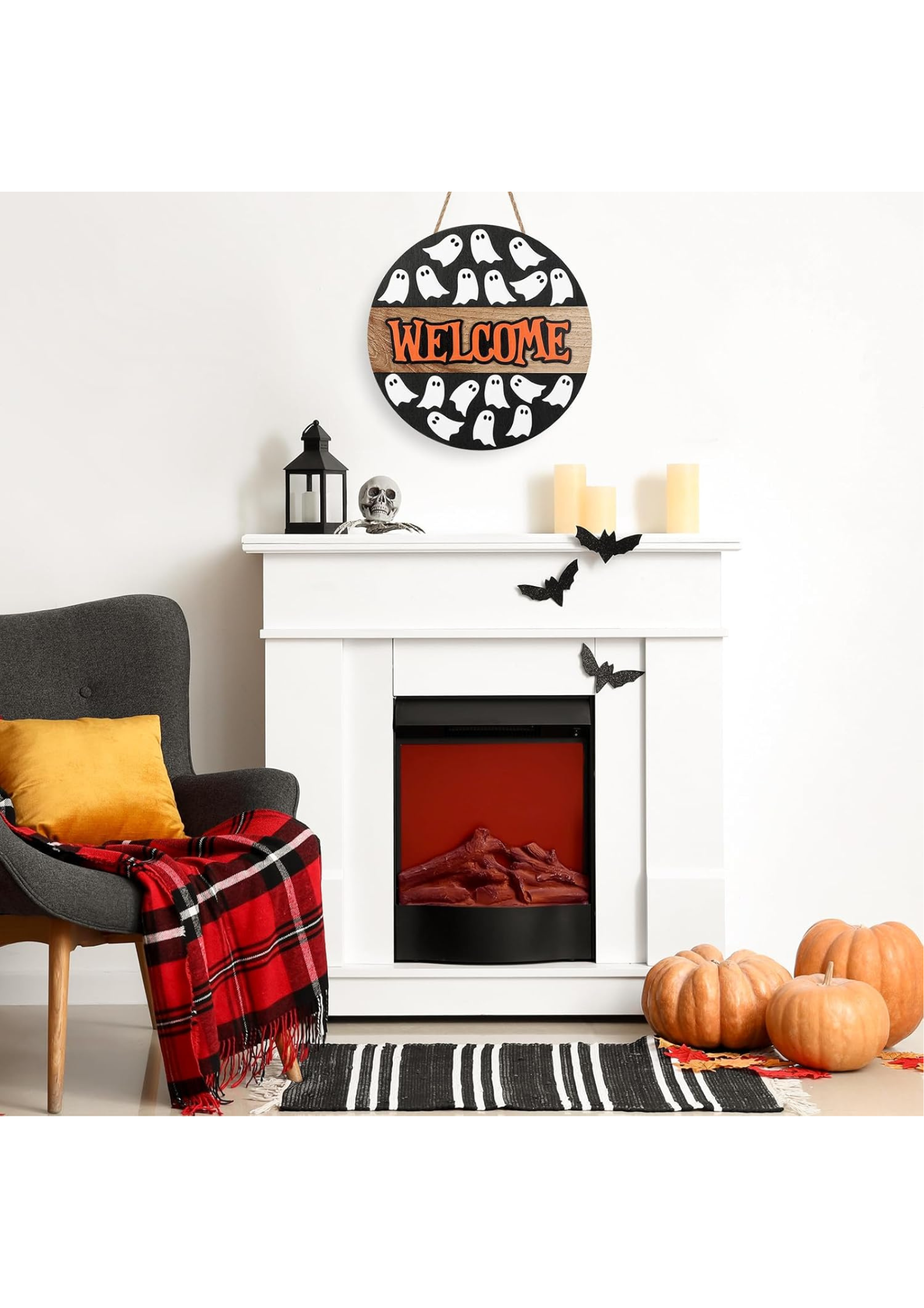 Entrance  wall decor closeup detail