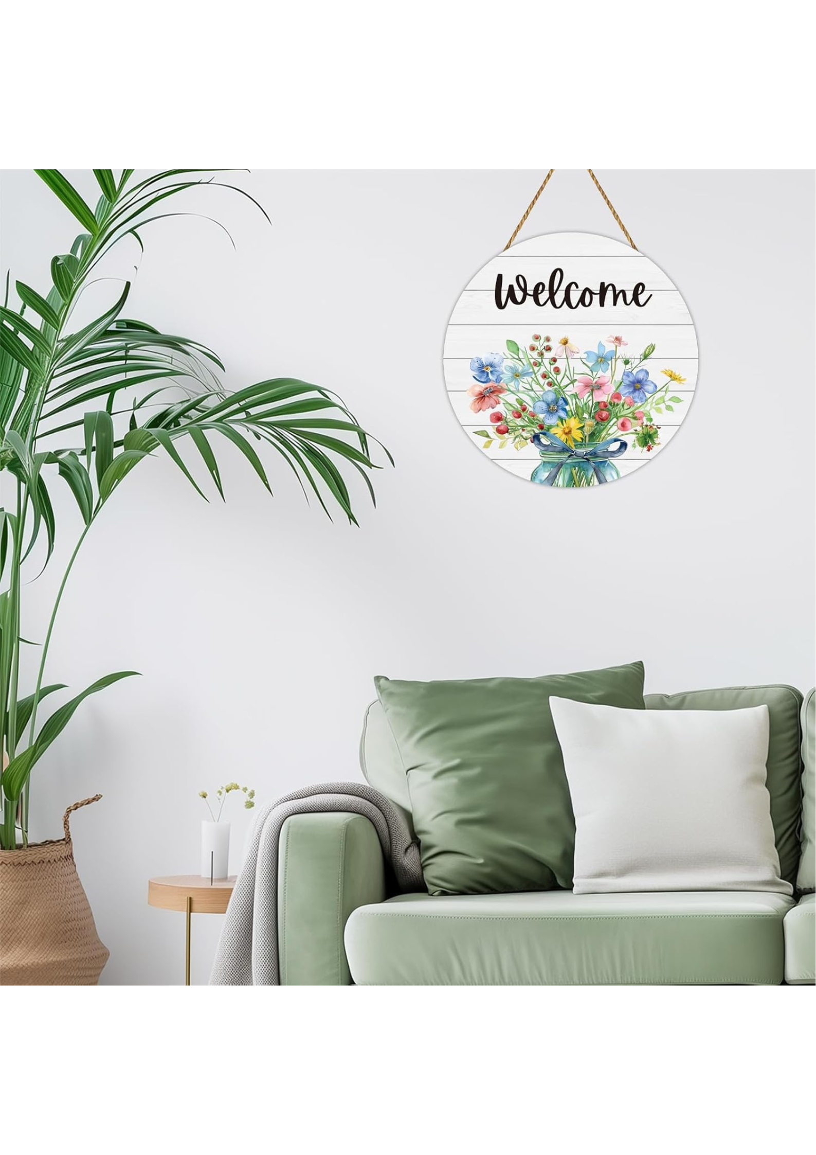 Entrance  wall decor closeup detail