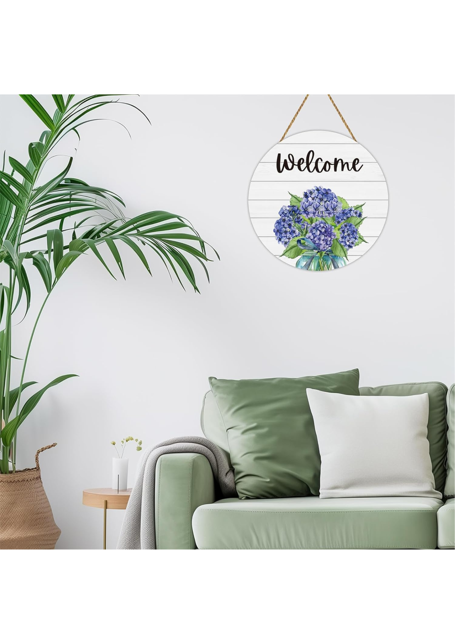 Entrance  wall decor angled view