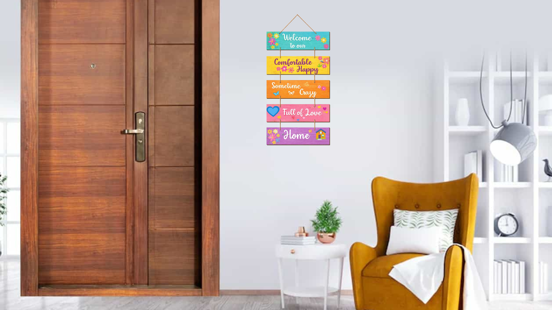 Entrance wall decor displayed in Entrance 