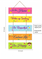 Entrance wall decor size reference