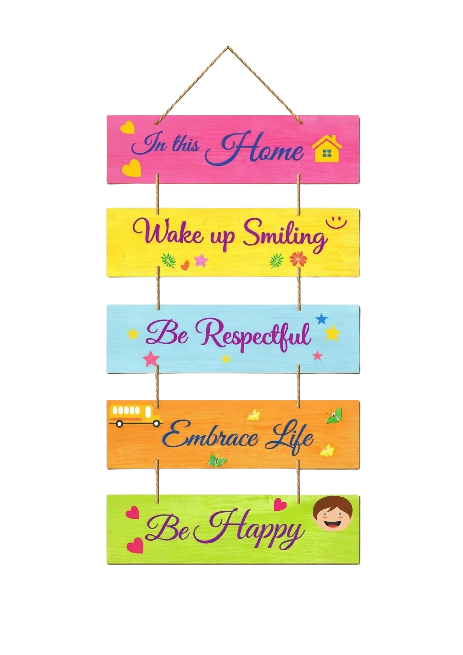 Entrance wall decor 31x12 Multi color