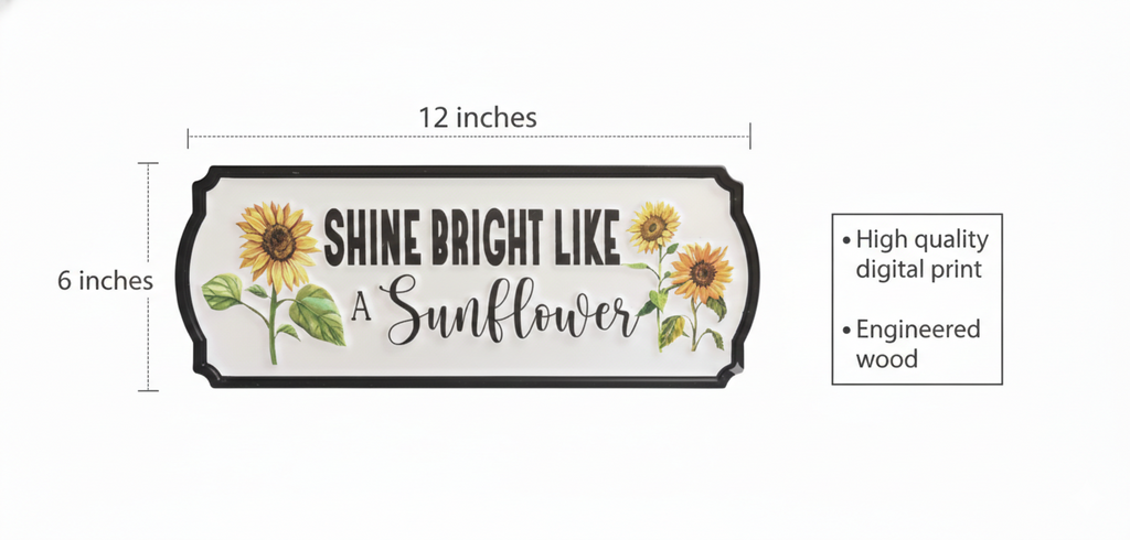 Floral wall decor size reference