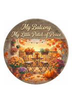 Floral Balcony wall decor 12x12 Multi color