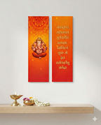 religious wall Decor wall decor displayed in Pooja Room