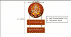Ganesha wall Decor wall decor size reference