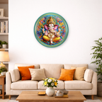 Ganesha wall decor closeup detail