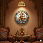 Ganesha wall decor displayed in Pooja Room