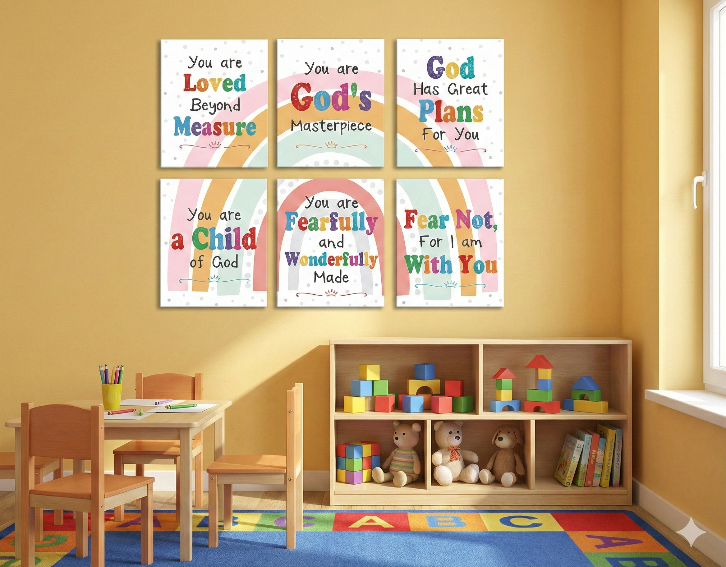 Inspirational Quotes wall decor closeup