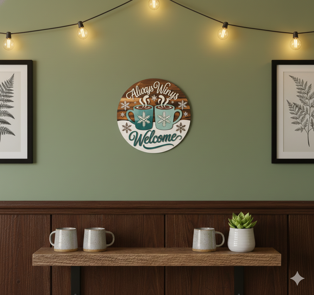 Kitchen wall closeup detail