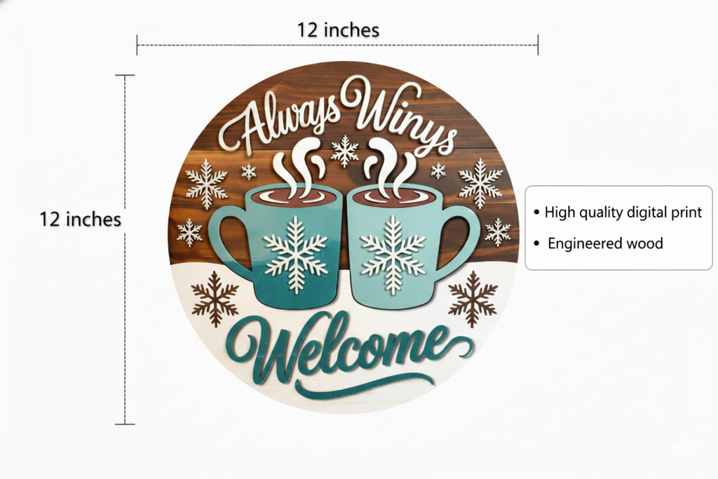 Kitchen wall decor size reference