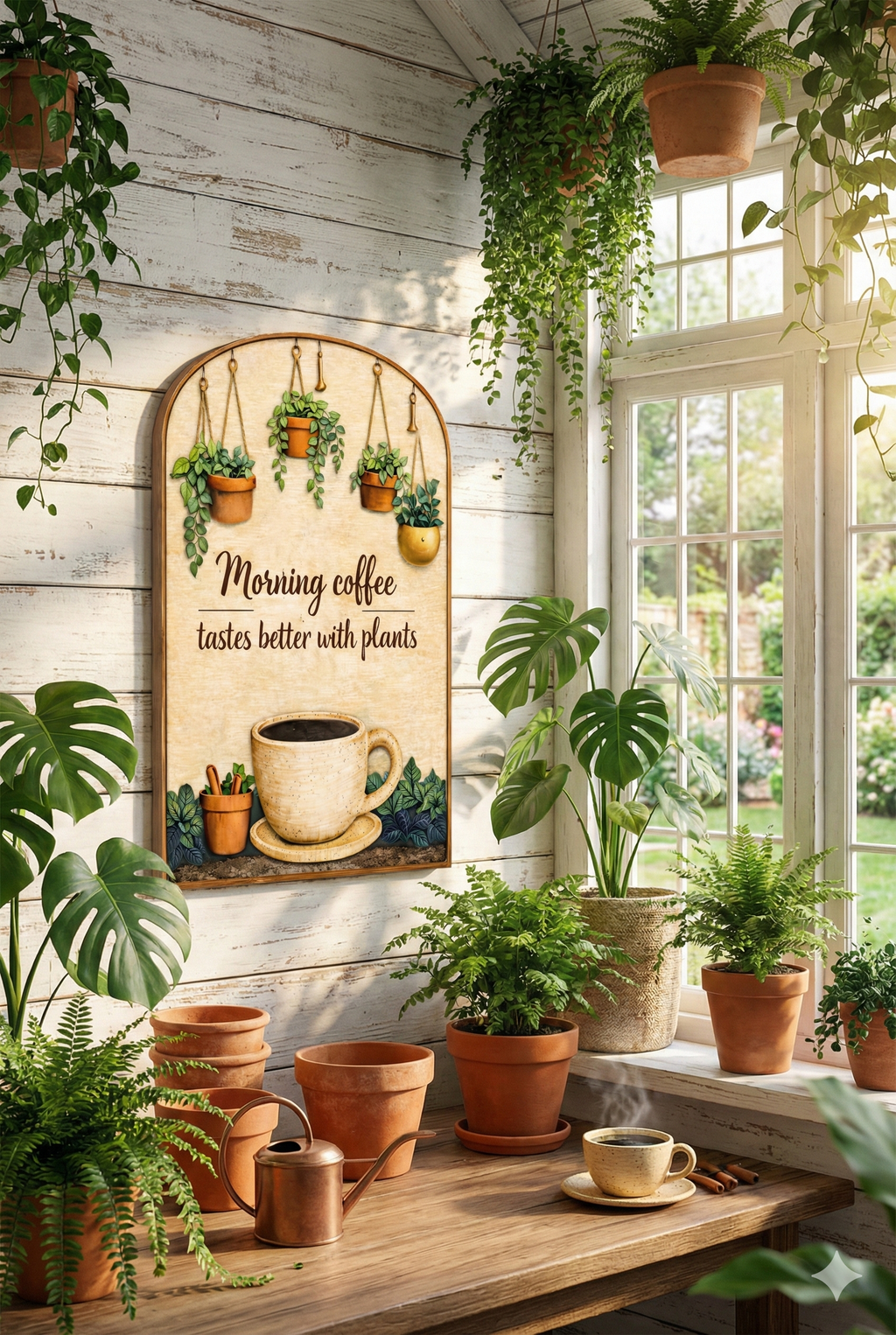 Kitchen wall decor angled view