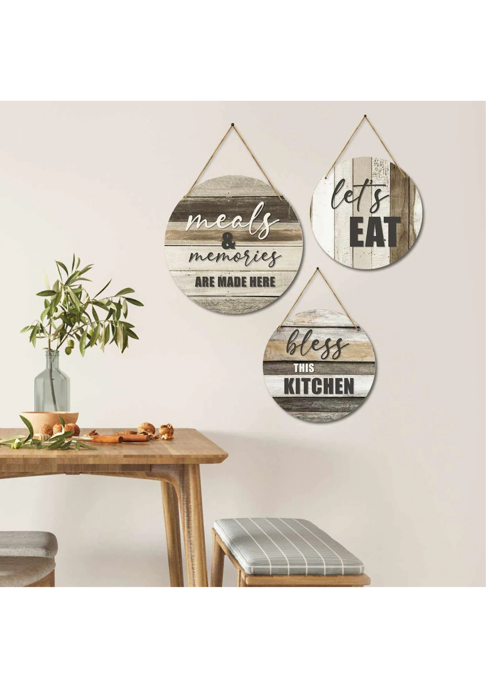 Kitchen wall decor wall decor closeup detail