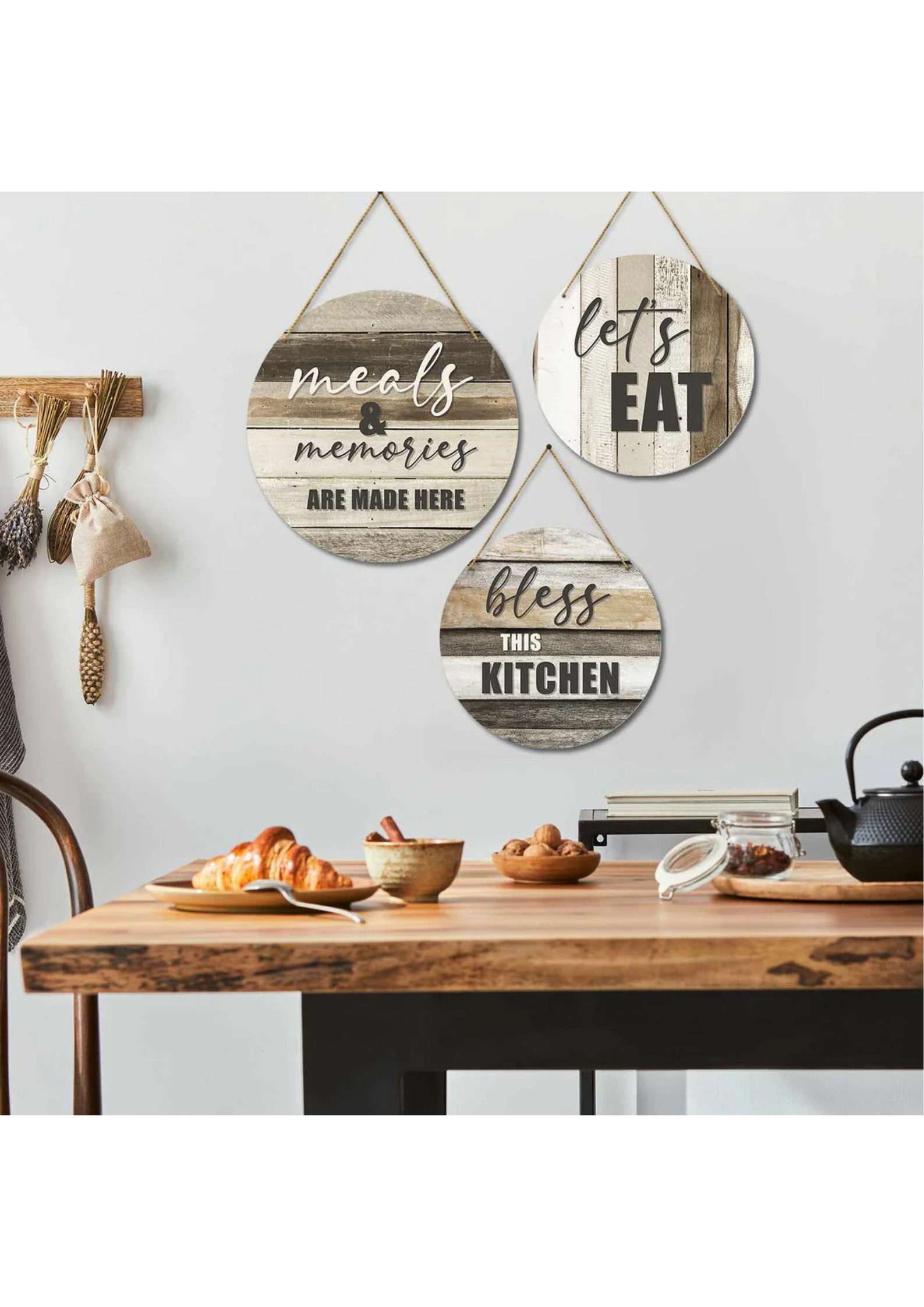 Kitchen wall decor wall decor displayed in Kitchen