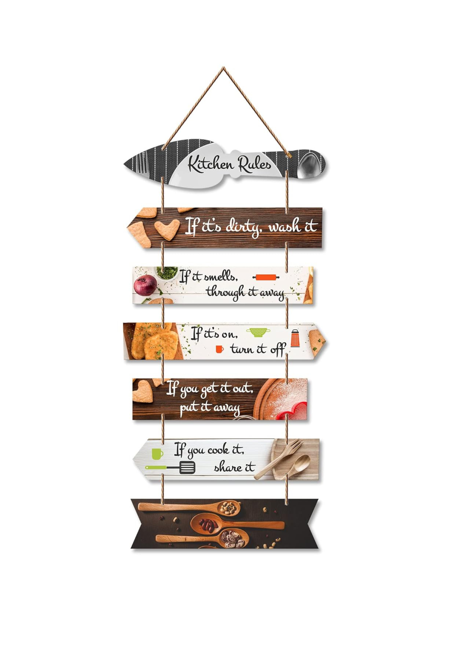 Kitchen wall decor wall decor 30x12 Multi color