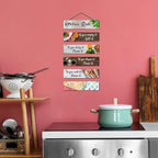 Kitchen wall decor wall decor displayed in Kitchen