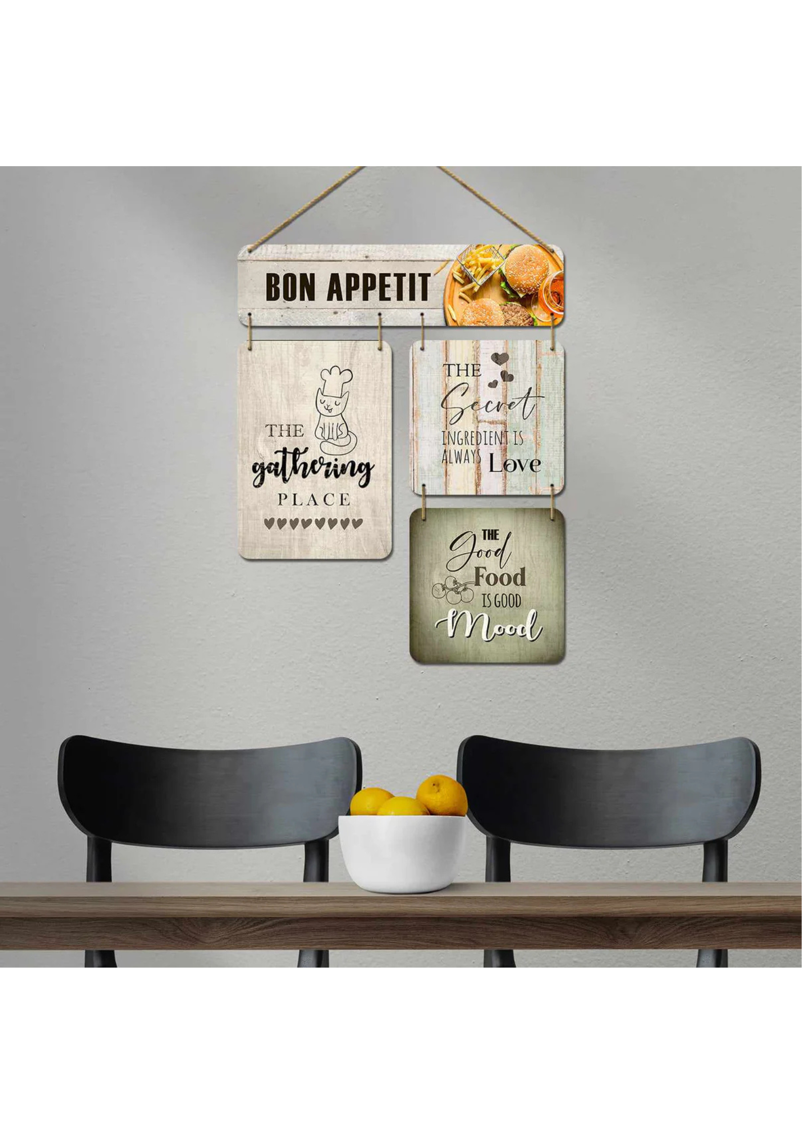 Kitchen wall decor wall decor angled view