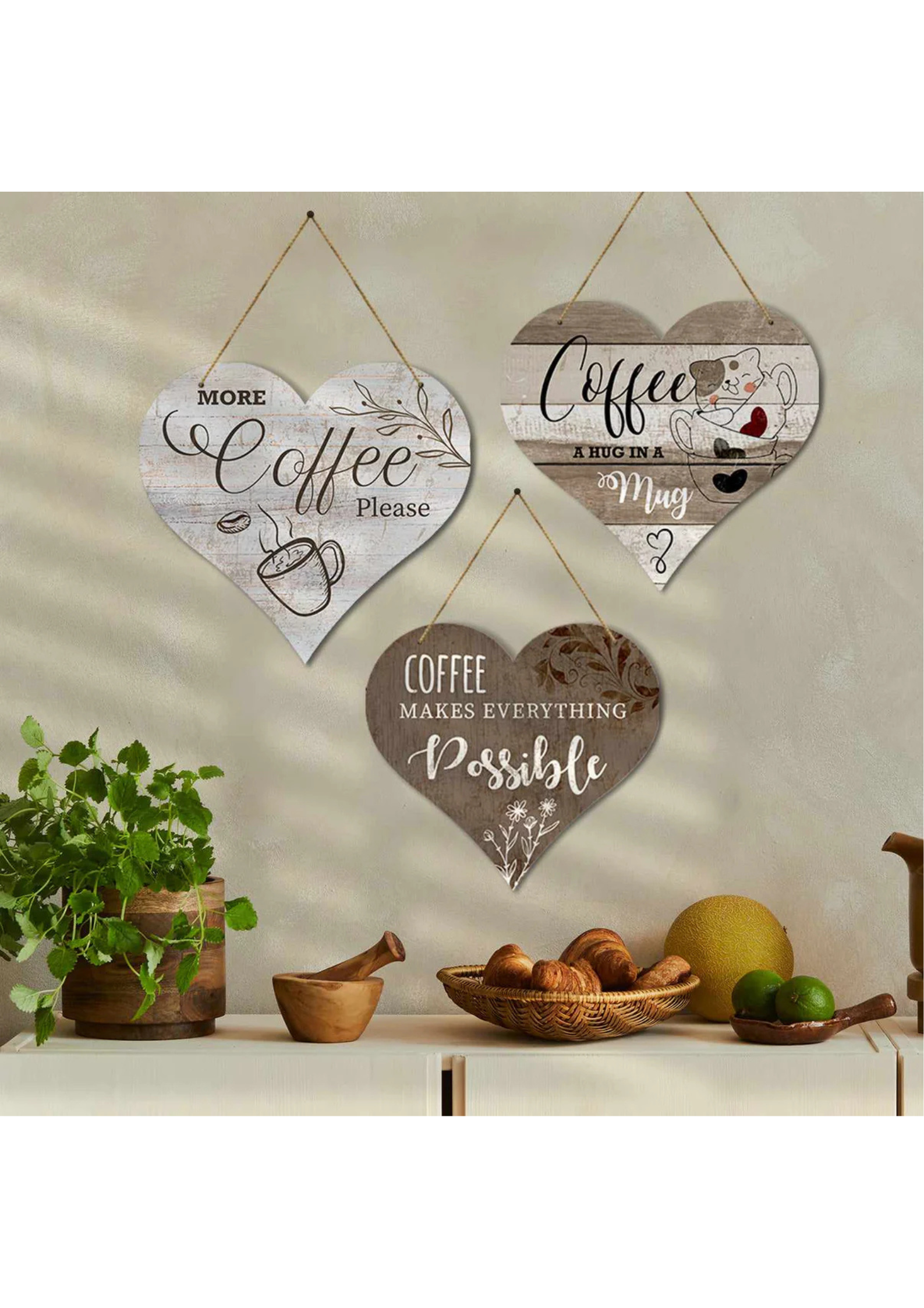Kitchen wall decor wall decor angled view