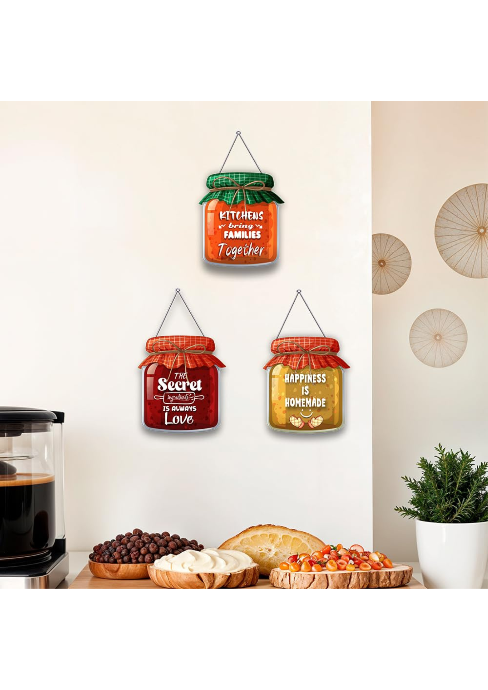 Kitchen wall decor wall decor angled view