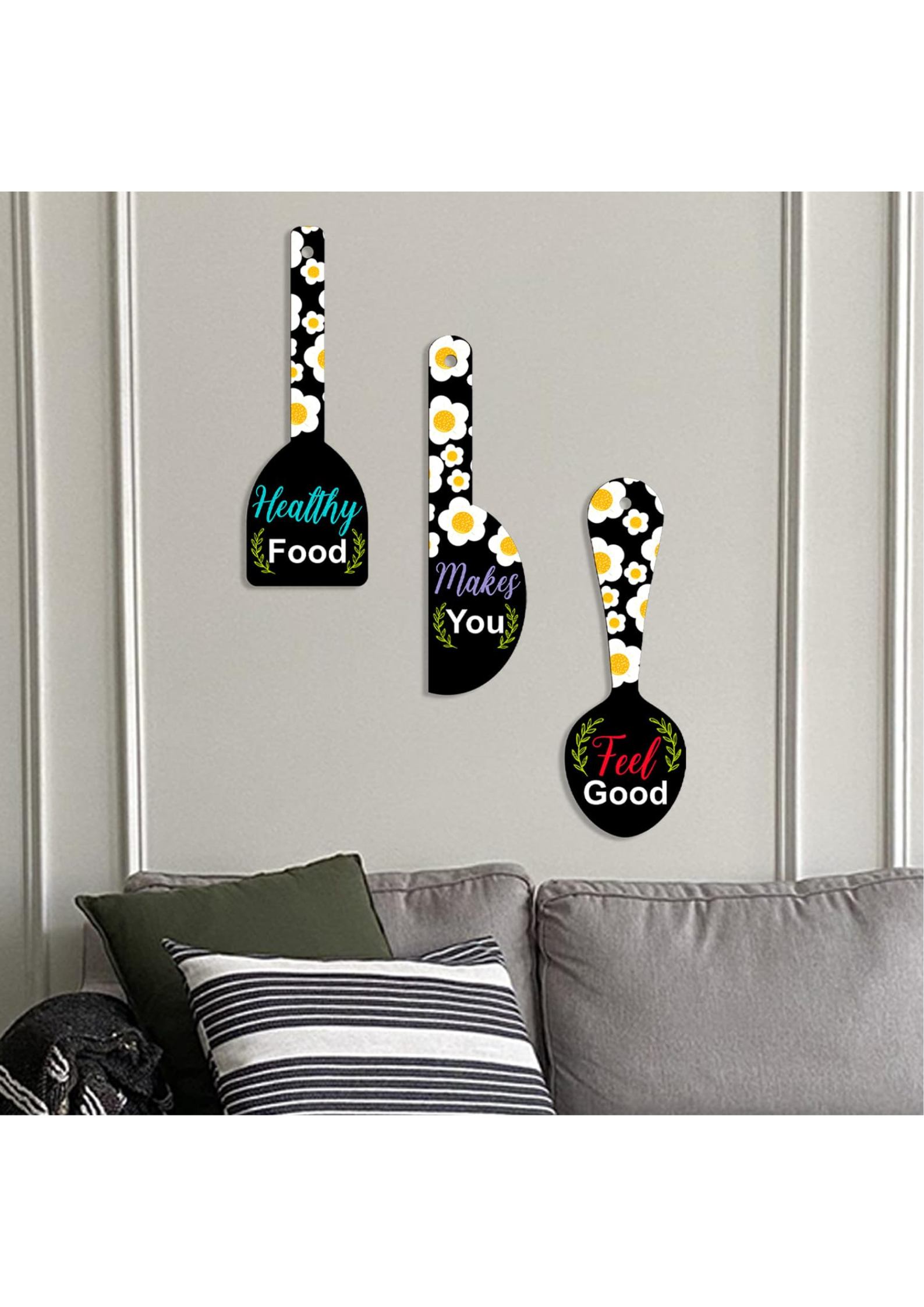 Kitchen wall decor wall decor angled view