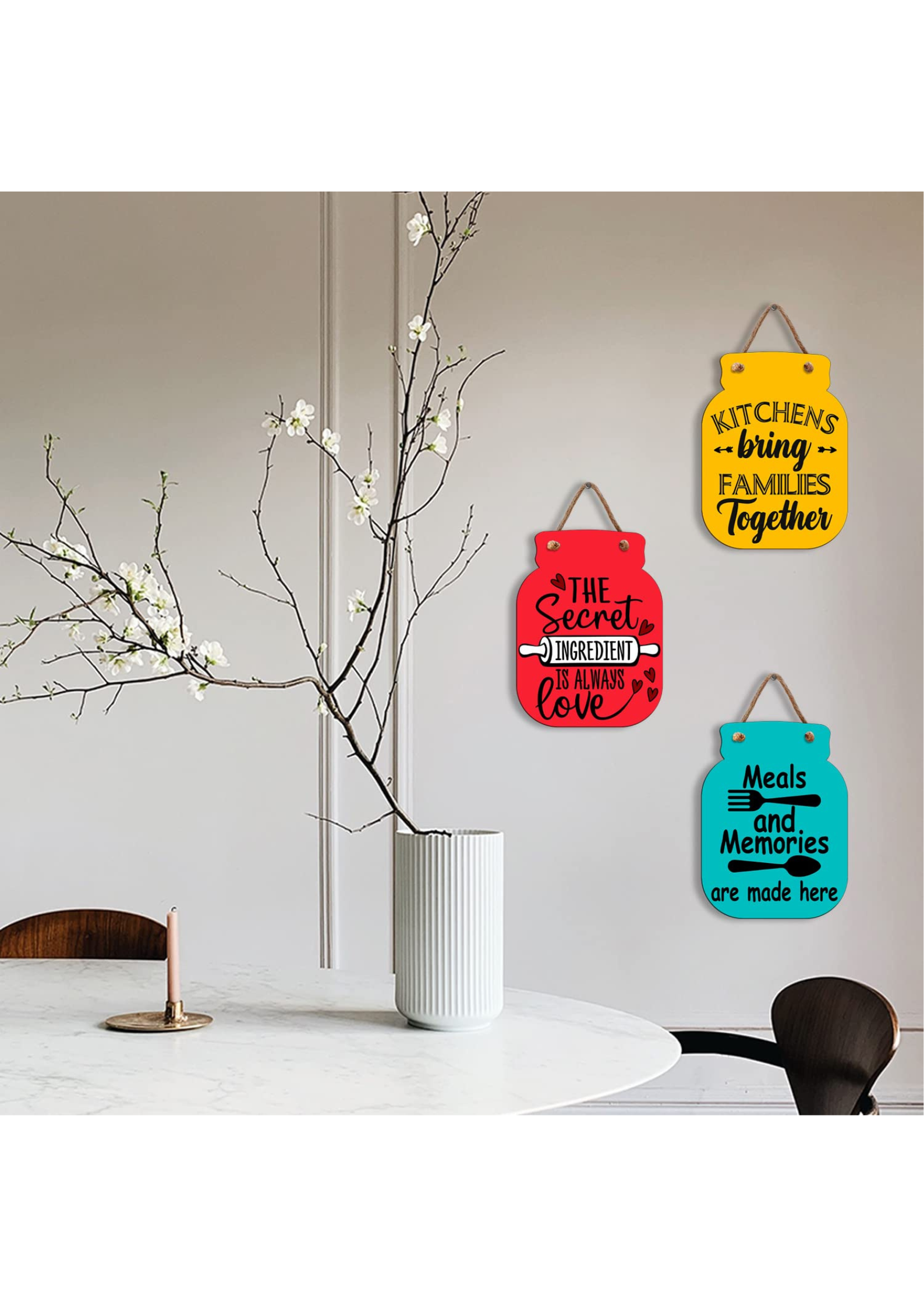 Kitchen wall decor wall decor displayed in Kitchen