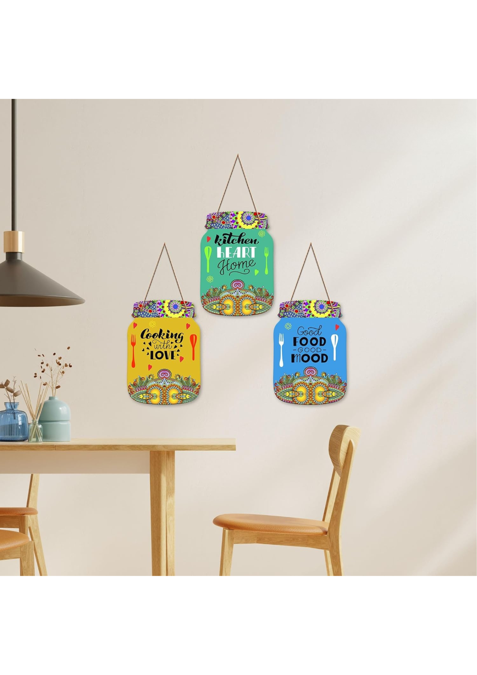 Kitchen wall decor wall decor angled view