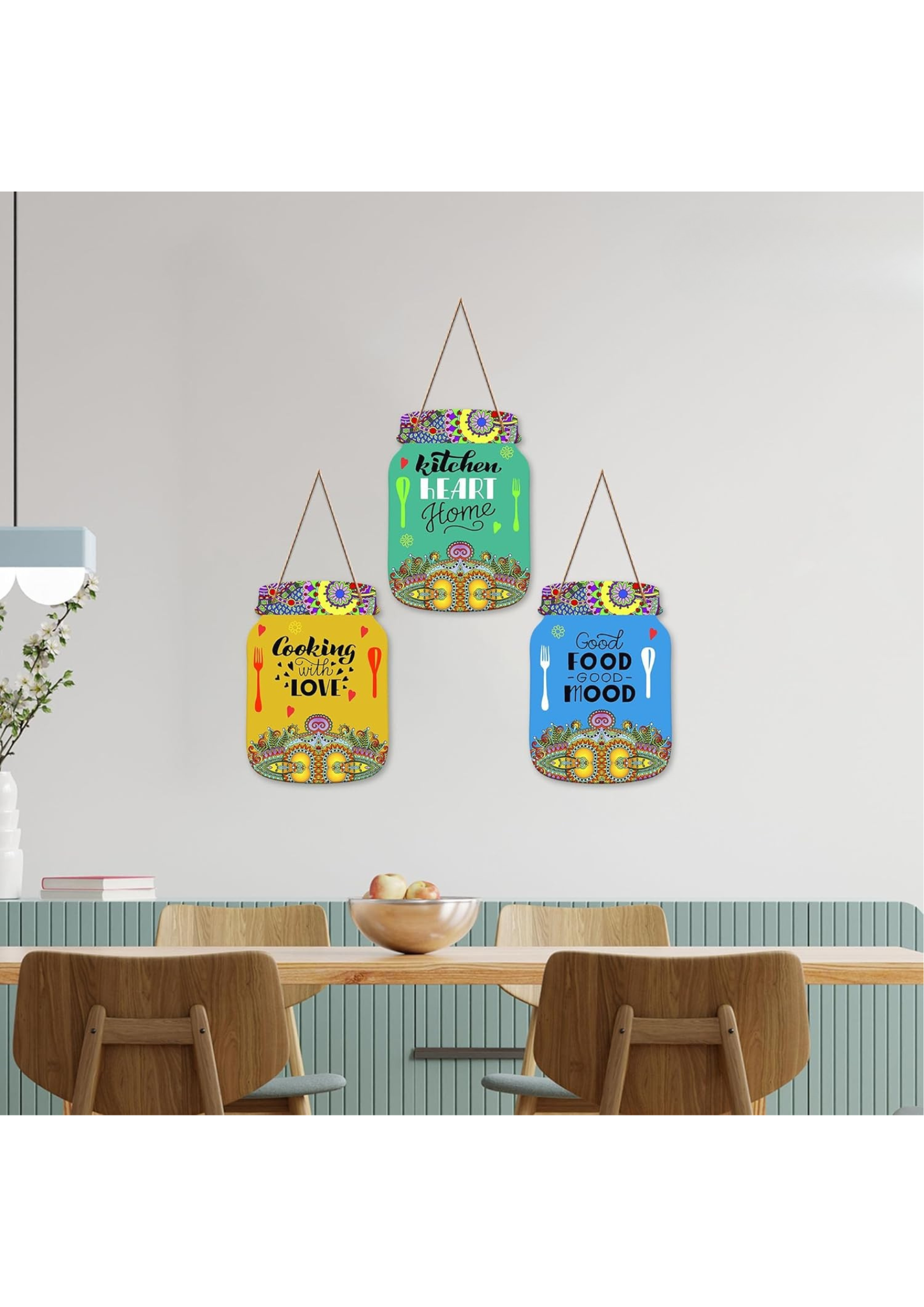 Kitchen wall decor wall decor closeup detail