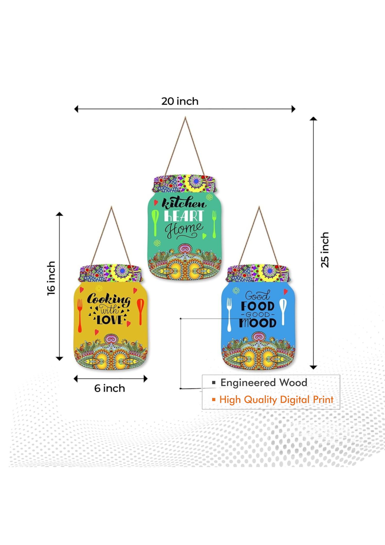 Kitchen wall decor wall decor size reference