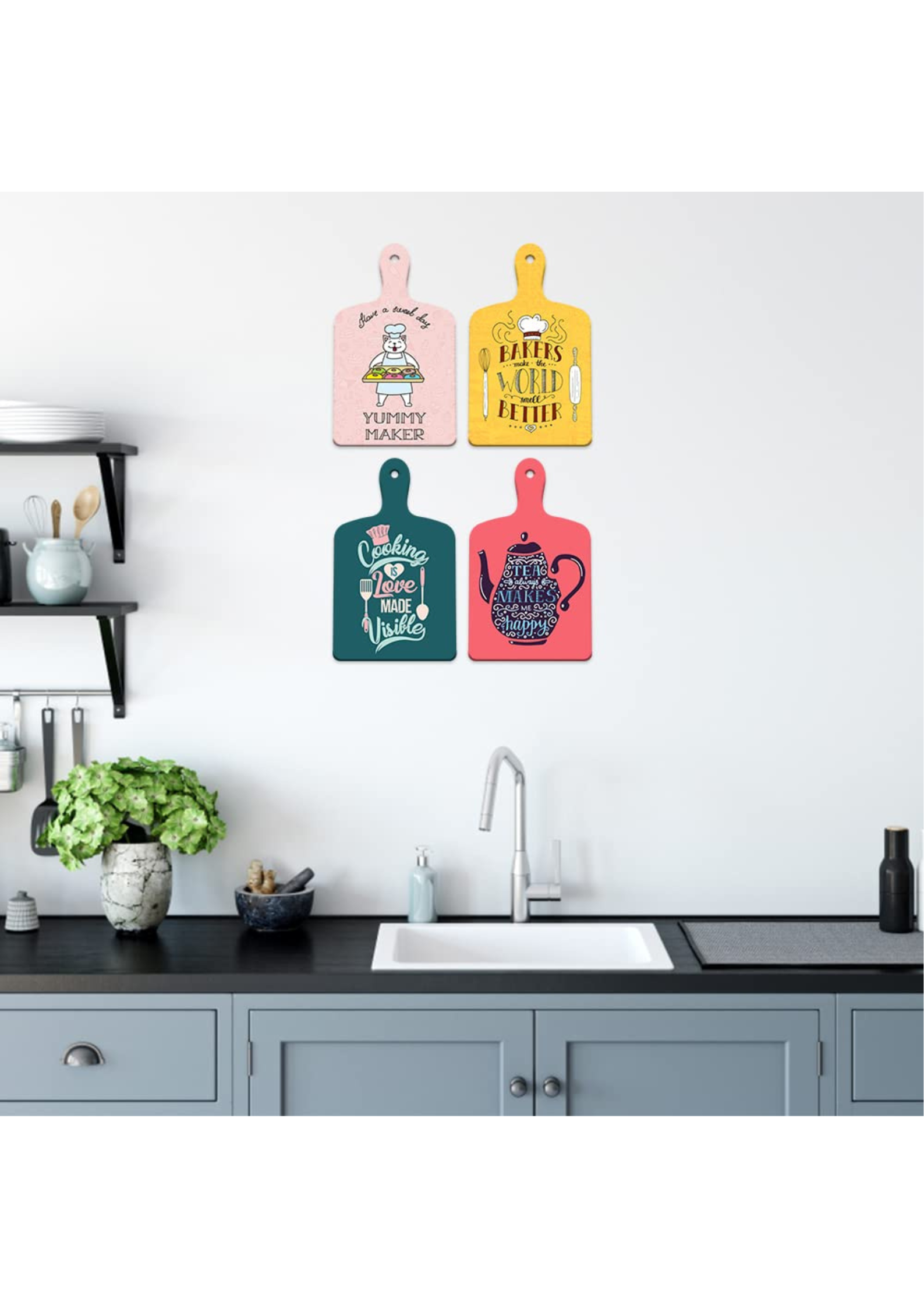 Kitchen wall decor wall decor angled view