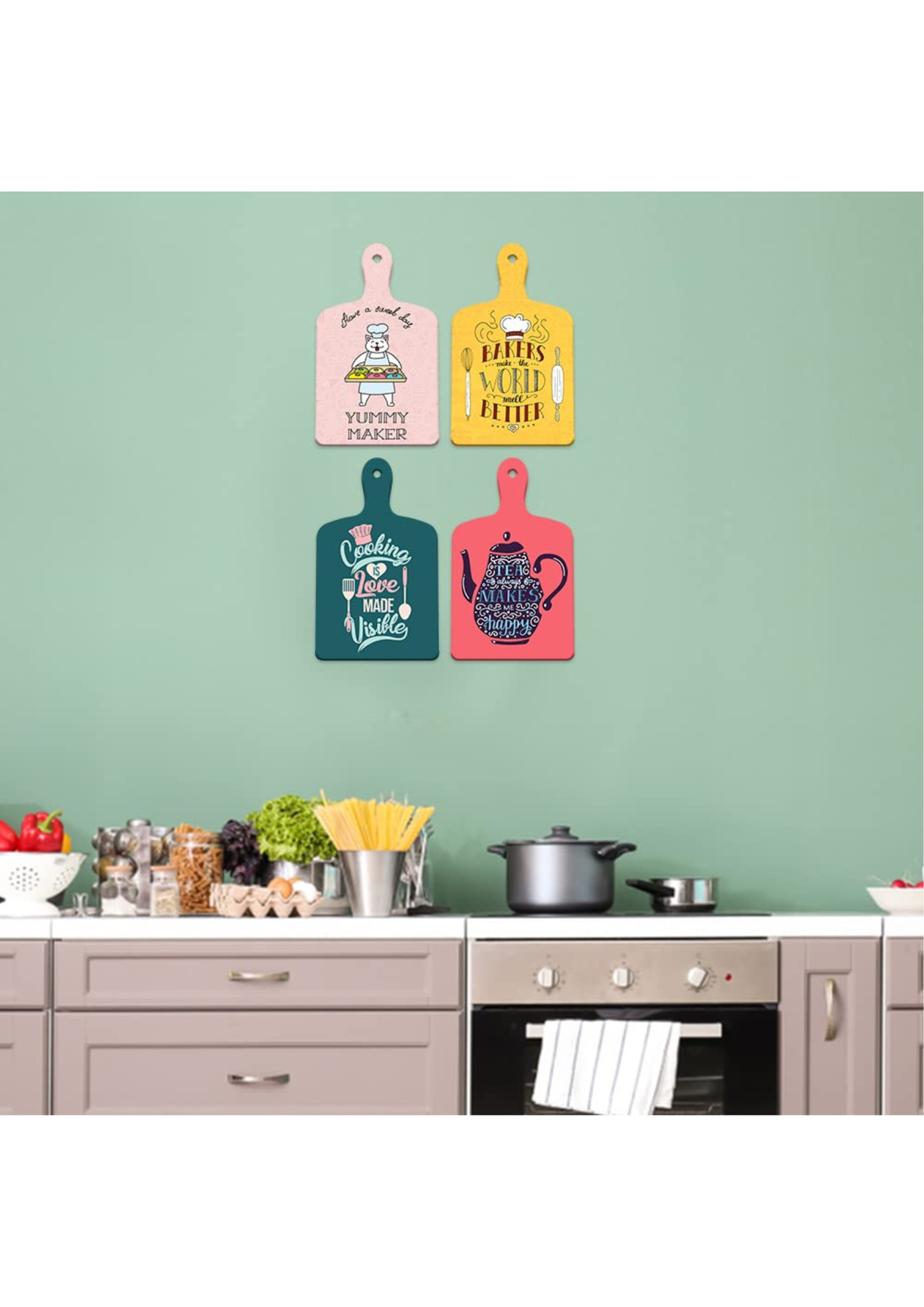 Kitchen wall decor wall decor displayed in Kitchen