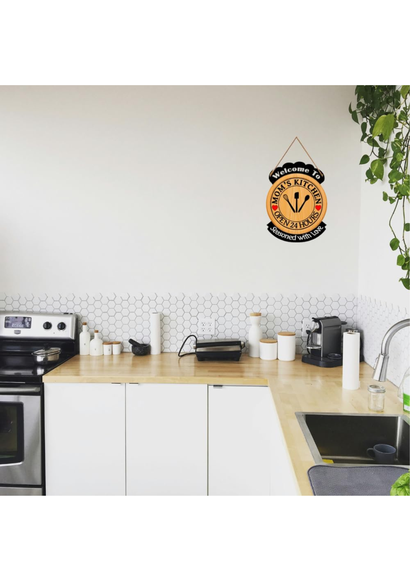 Kitchen wall decor wall decor angled view